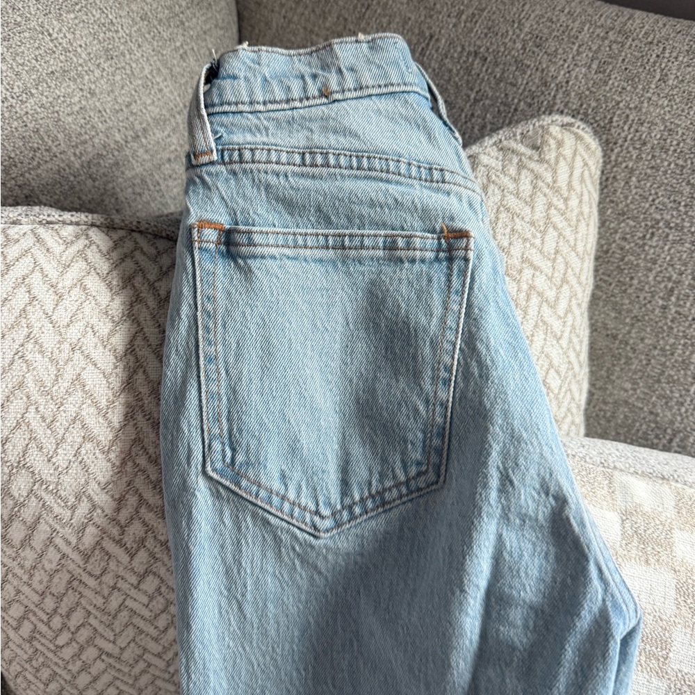Abercrombie and fitch ultra high rise 90s straight leg denim size 24 - Picture 4 of 6